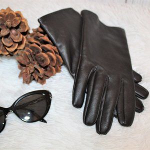 Genuine Leather Tech Gloves
